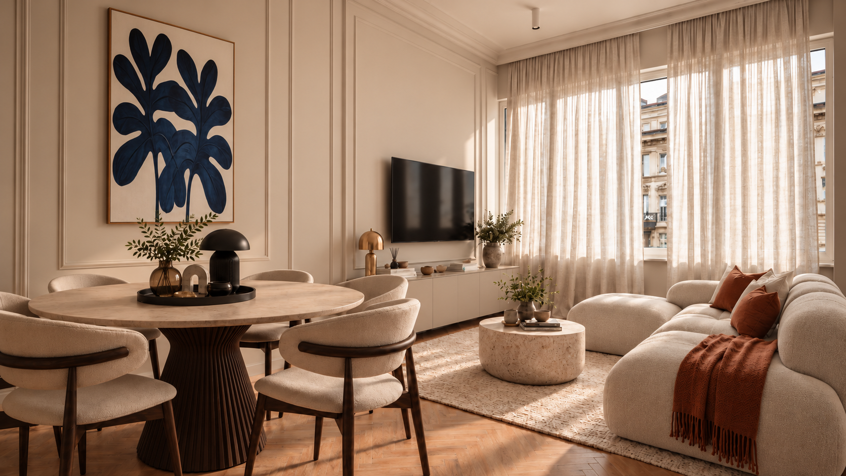 Render della camera da letto A15