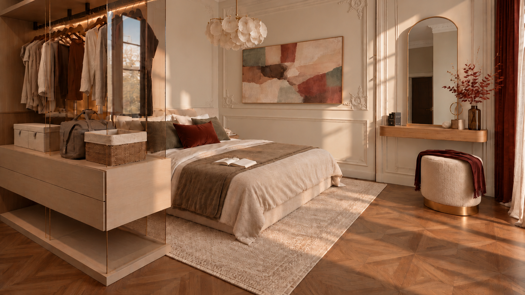 Render della camera da letto B24-26